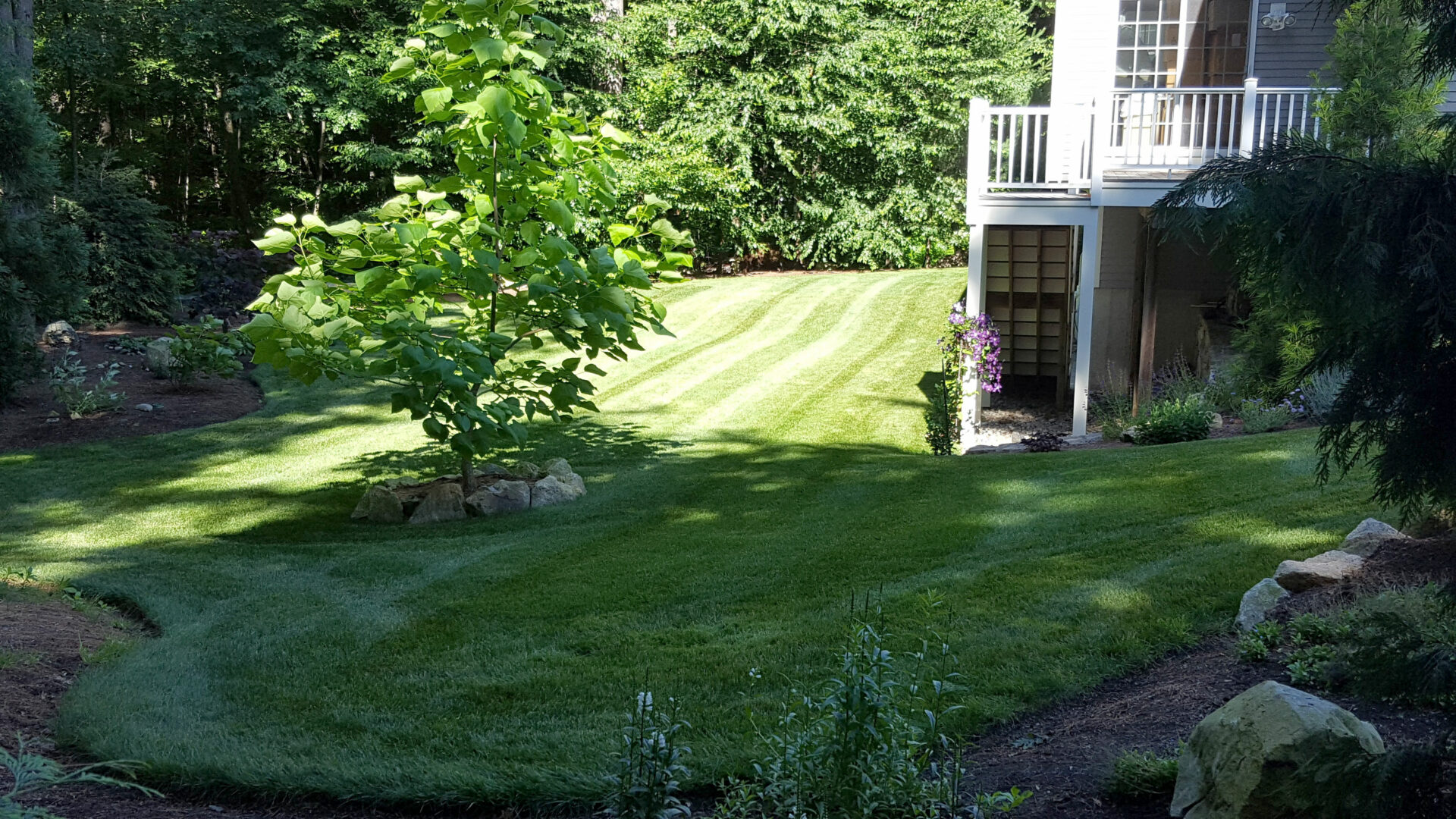 Residential Landscaping Riverfront, Landscaping Holliston Ma