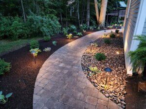 residential landscape in sudbury ma
