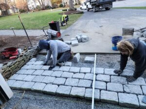 Paver Driveway Installation