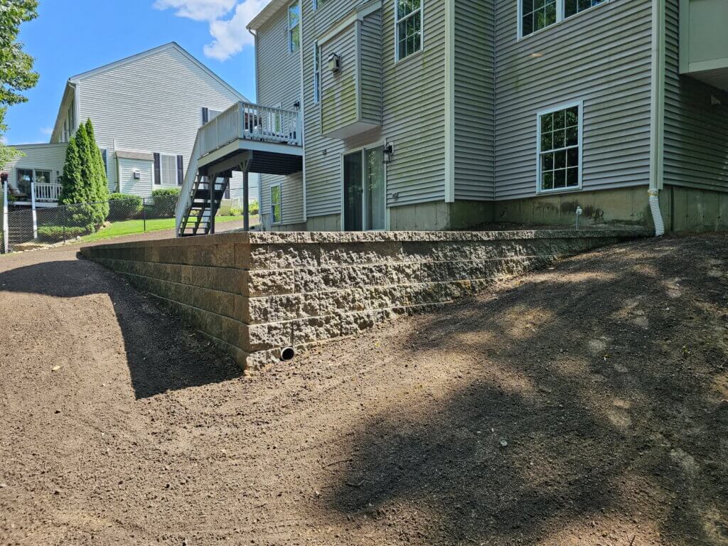 MA backyard renovation