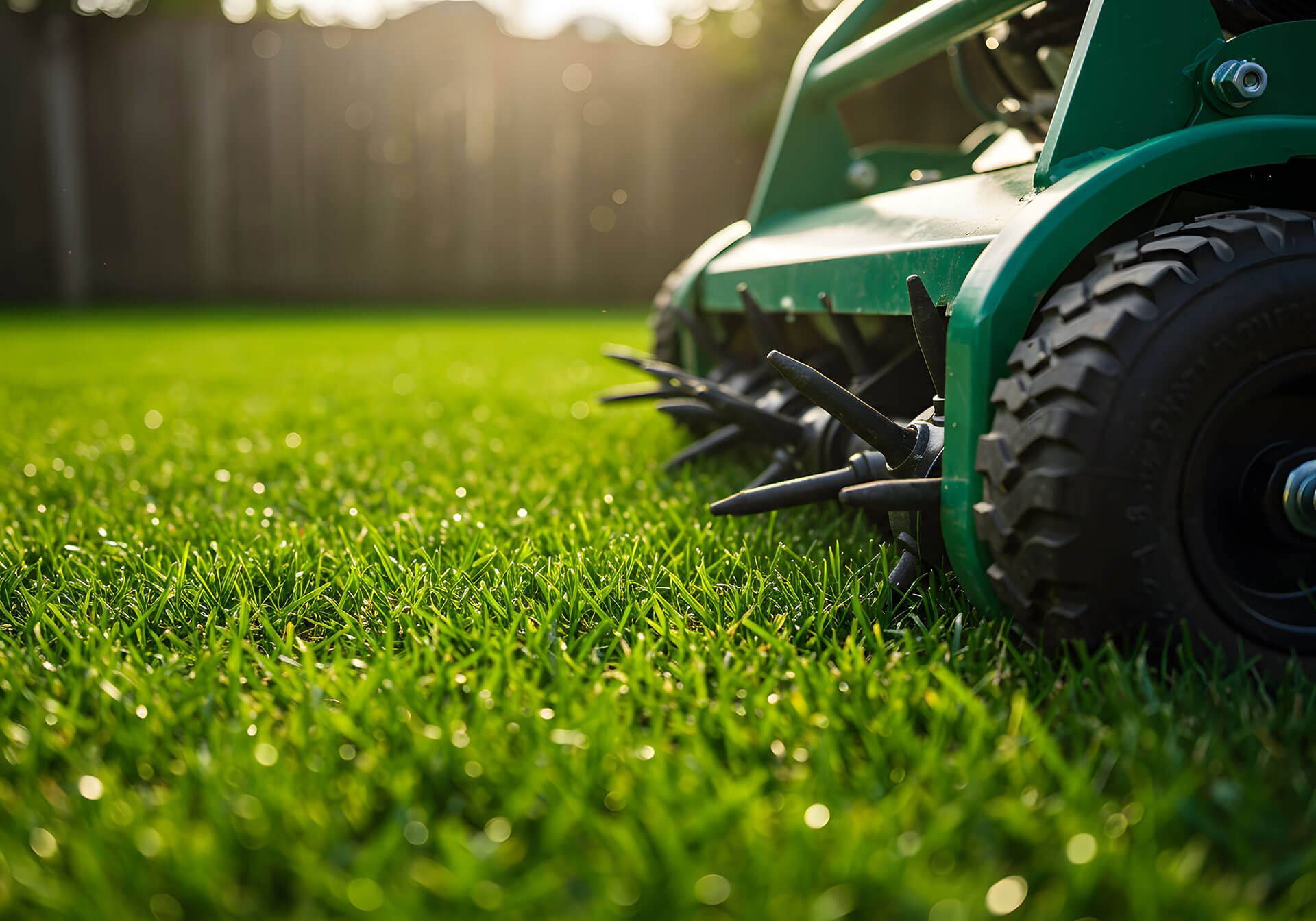 Aeration and Overseeding in Sudbury, MA