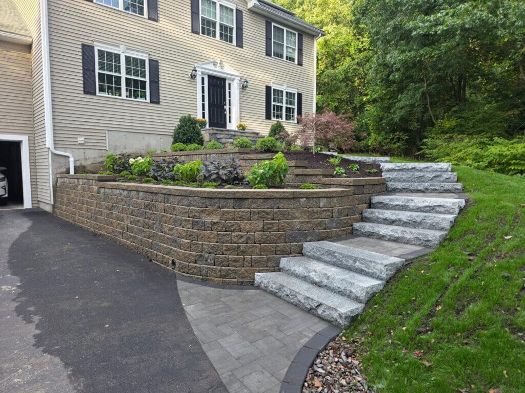 Tiered Retaining Wall